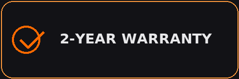 2-year warranty